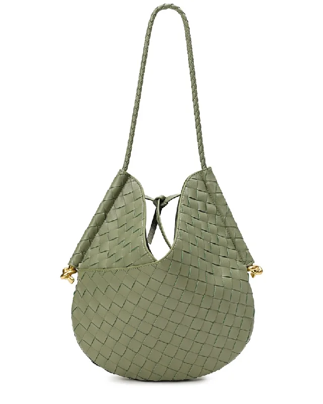 Tiffany & Fred Paris Woven Leather Shoulder Bag