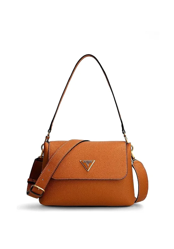 Guess Downtown Chic Shoulder Bag, Cognac