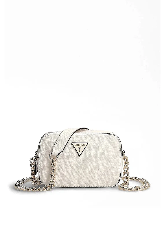 Guess Noelle Small Crossbody Bag, Ivory