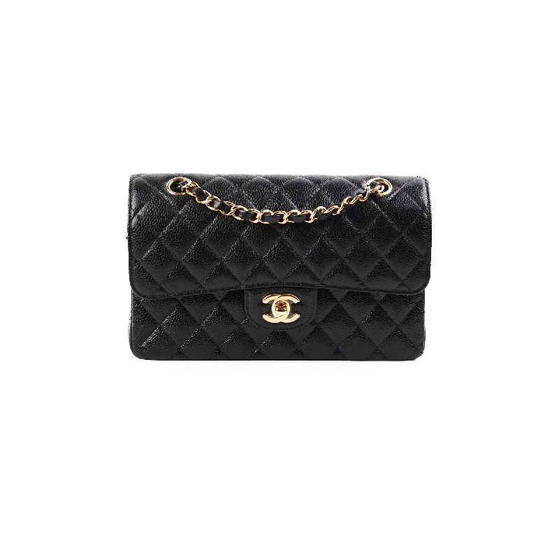 Chanel Classic Flap Small Caviar Black- Microchipped 2021