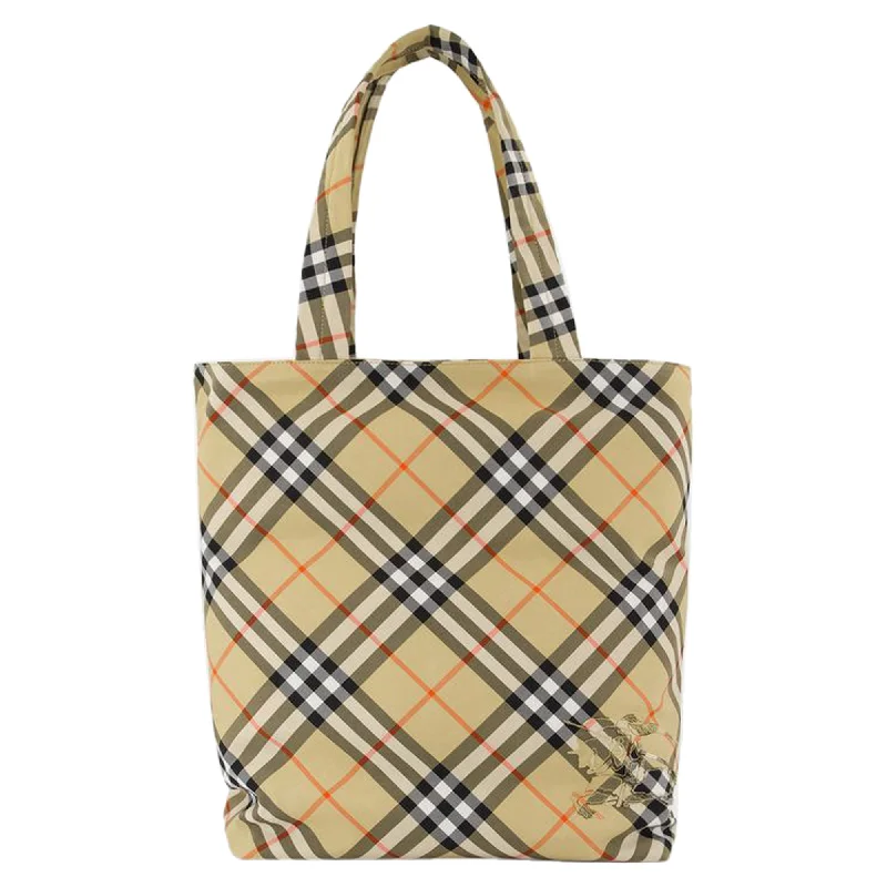 Classic Shopper Bag - Burberry - Synthetic - Beige