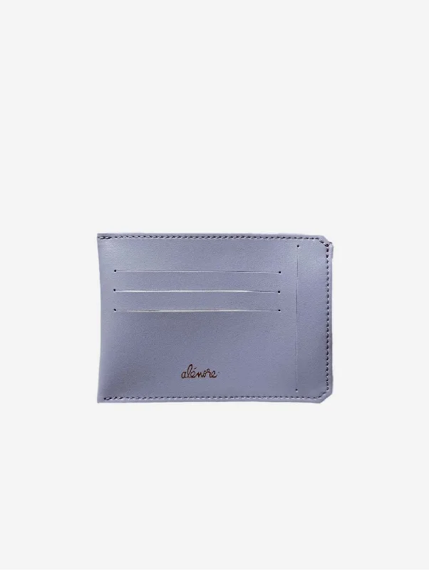 Jasmin Vegan Apple Leather Compact Wallet | Lilac