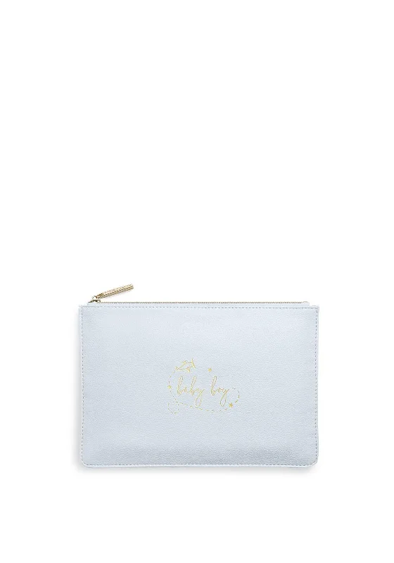 Katie Loxton Perfect Pouch ‘Baby Boy’, Pastel Blue