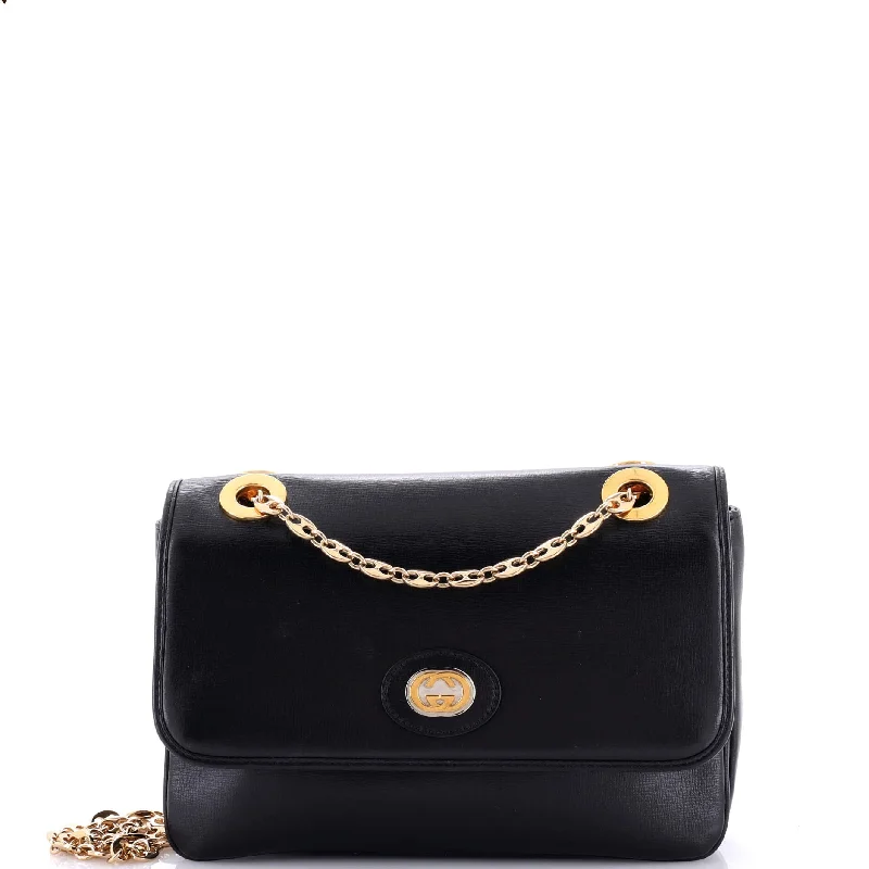 Marina Chain Flap Bag Leather Small