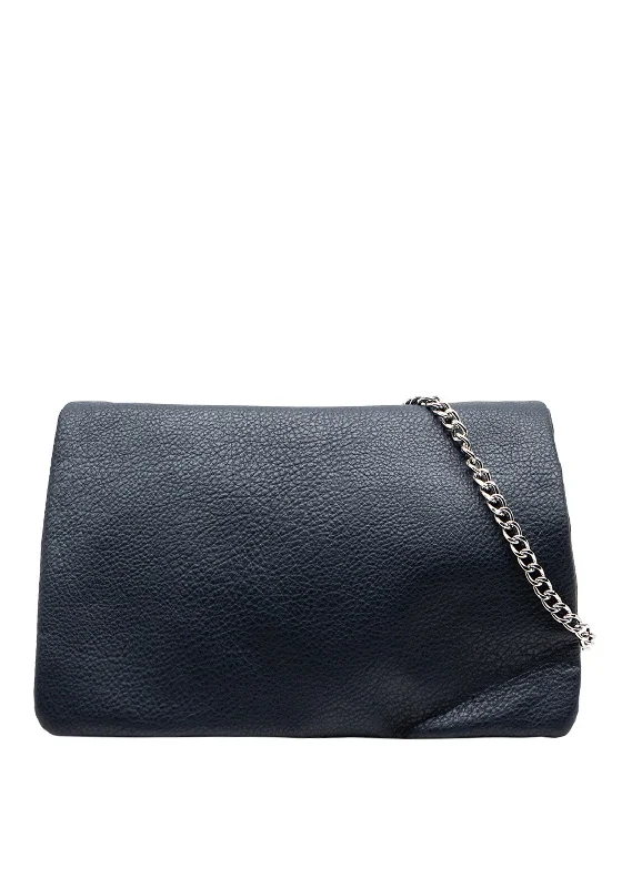 Zen Collection Small Flap Crossbody Bag, Navy