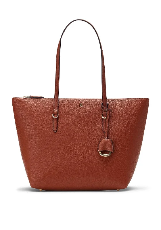 Ralph Lauren Keaton Large Tote Bag, Tan