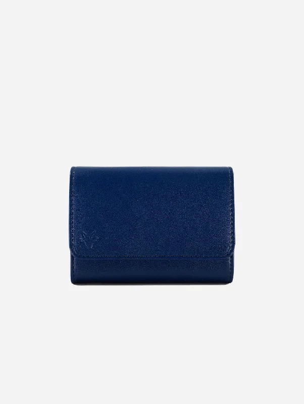 Portman Vegan Corn Leather Purse | Navy