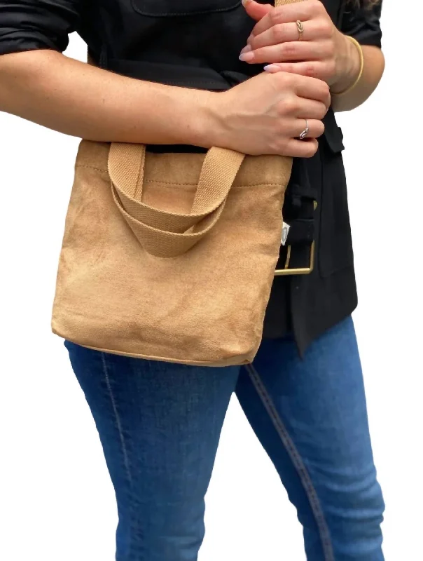 Midi Town Bag In Tan