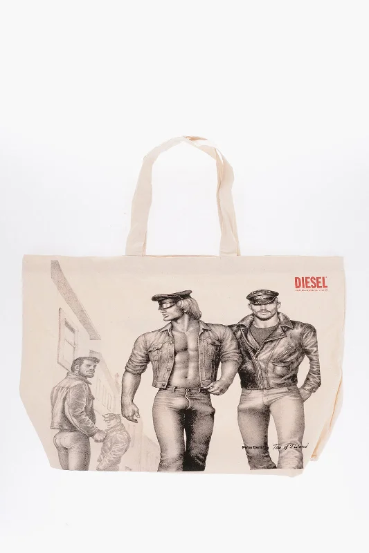 Diesel Alltogether Peter Berlin Printed Canvas Shopping Bag