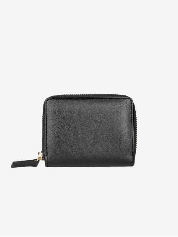 Green Laces Vegan Wallet & Cardholder | Black Nappa