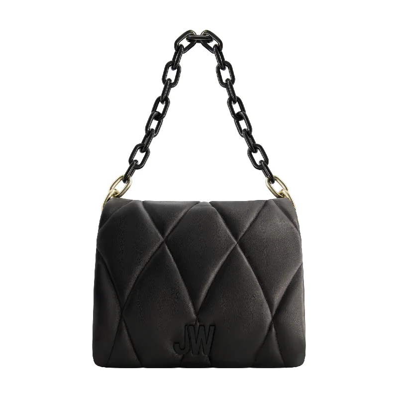 Jason Wu Quilted Chain Shoulder Bag with JW Logo