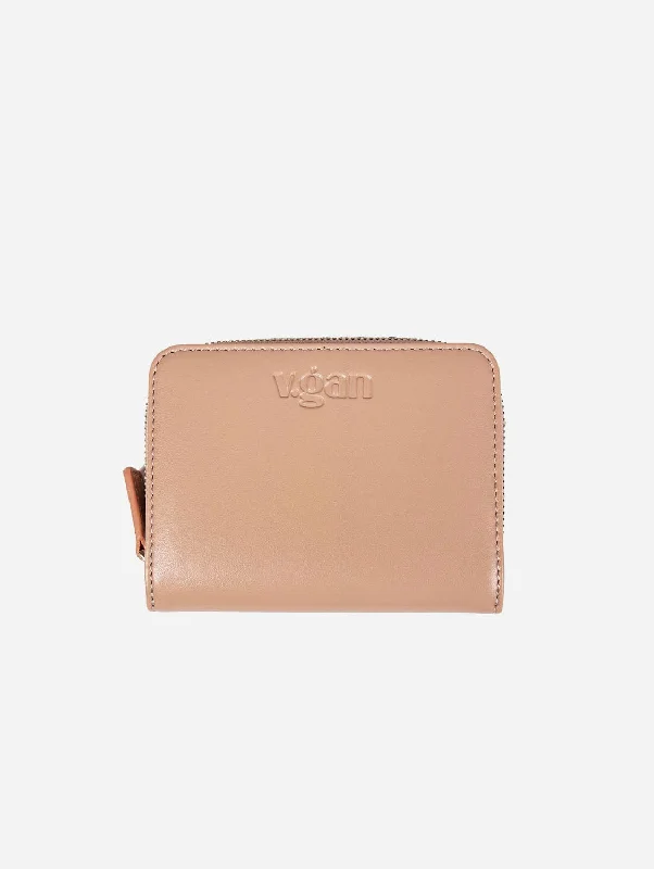 Medium Vegan Leather Purse | Blush