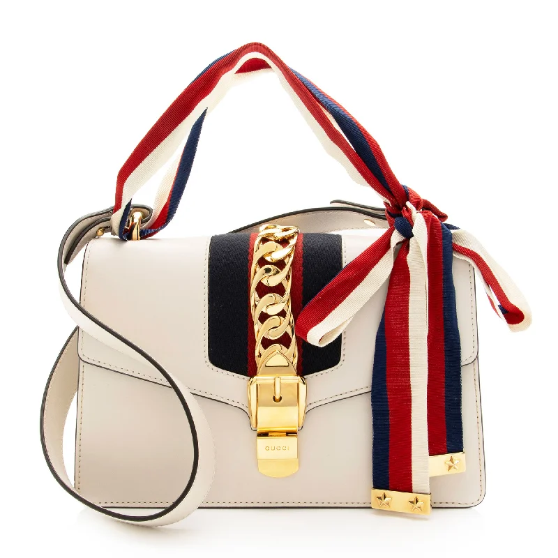 Gucci Calfskin Sylvie Small Shoulder Bag