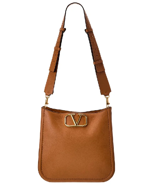 Valentino VLogo Small Leather Shoulder Bag