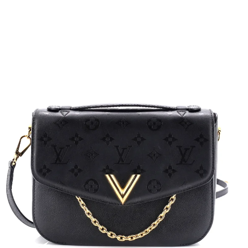 Very Messenger Monogram Leather