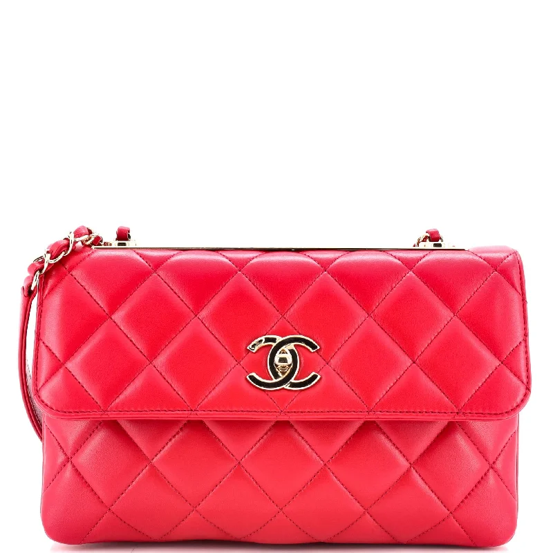 Trendy CC Flap Bag Quilted Lambskin Medium