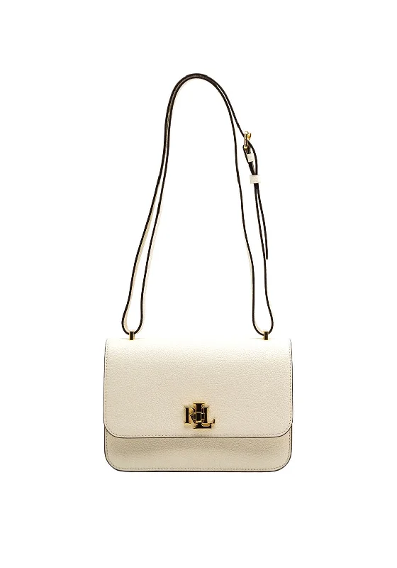 Ralph Lauren Sophee Turnlock Crossbody Bag, Cream