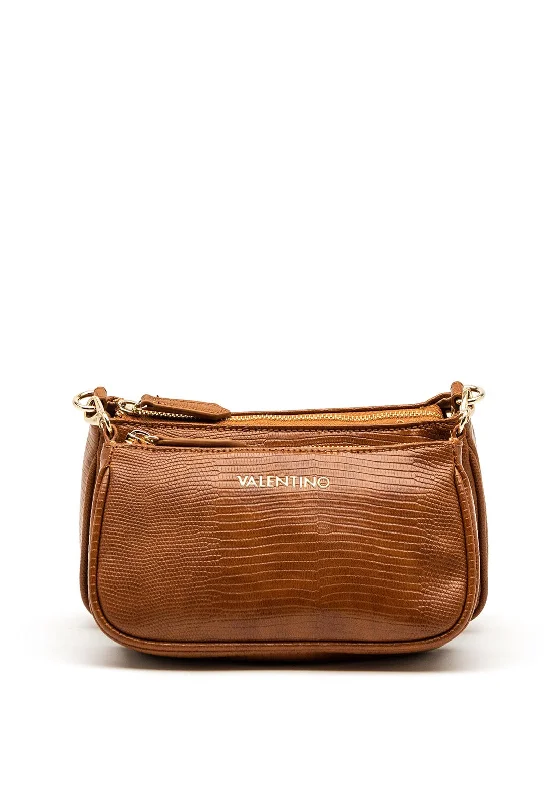 Valentino Cosmopolitan Front Pouch Cross Body Bag, Camel