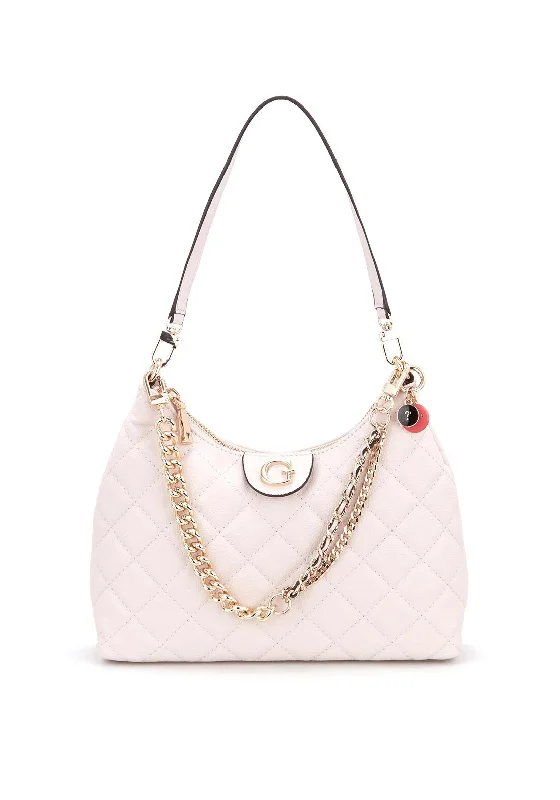 Guess Gillian Quilted Hobo Bag, Pink