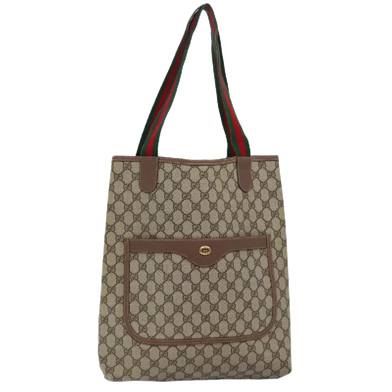 Gucci Gg Canvas  Canvas Tote Bag (Pre-Owned)