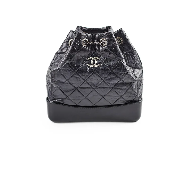 Chanel Black Gabrielle Backpack - Series 24