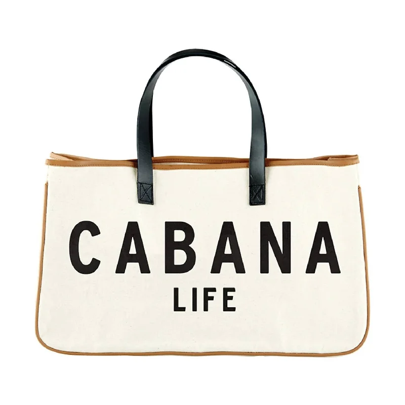 Women's Savannah Canvas Tote Bag In Cabana Life