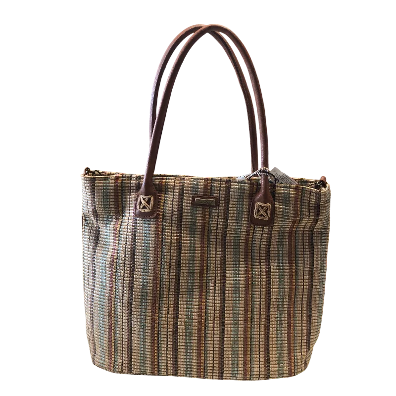 Straw Handbag By SUN AN SAND, Size: Large