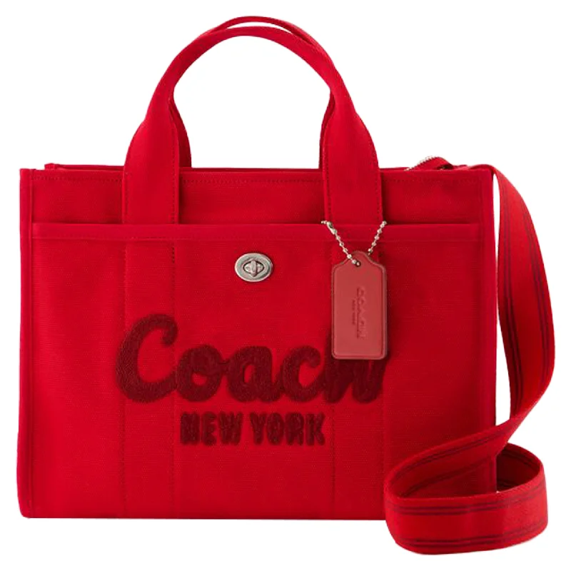 Cargo Tote - Coach - Cotton - Red