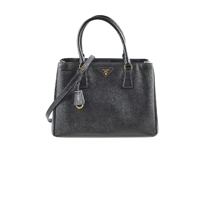 Prada Large Saffiano Tote Black