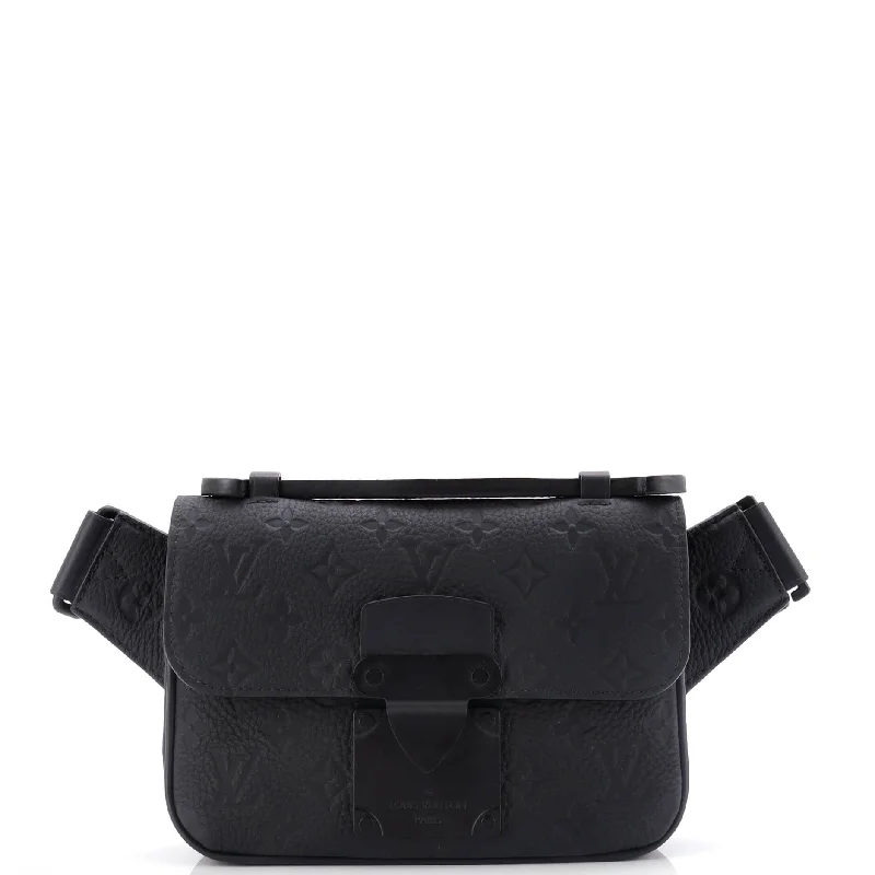 S Lock Sling Bag Monogram Taurillon Leather