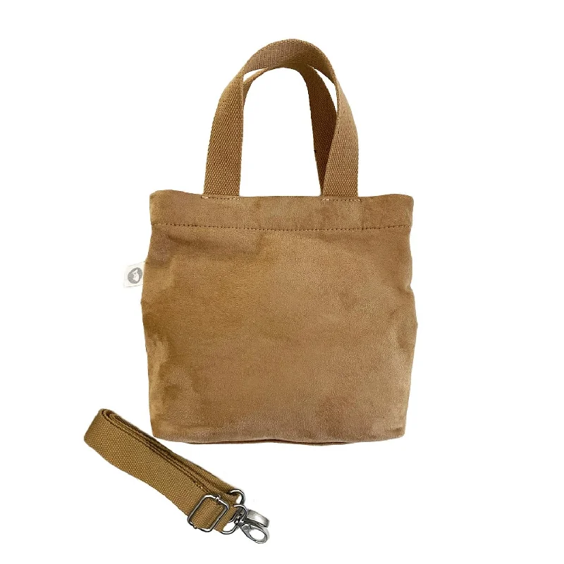 Women's Town Faux Suede Bag In Tan