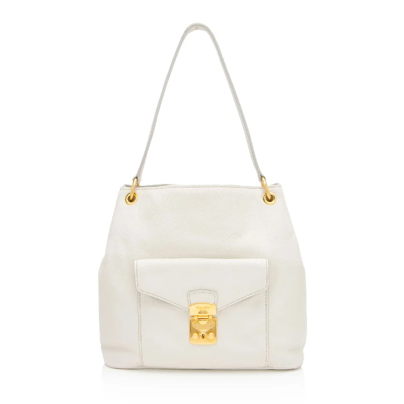 Miu Miu Vitello Phenix Shoulder Bag