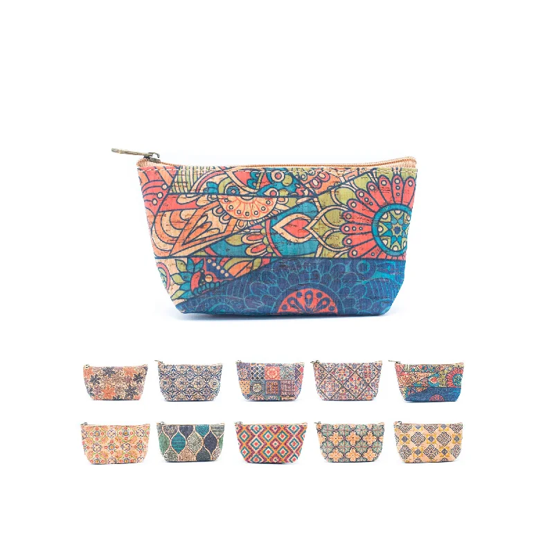 Cork coin purse pattern wallet BAGF-004(10units）