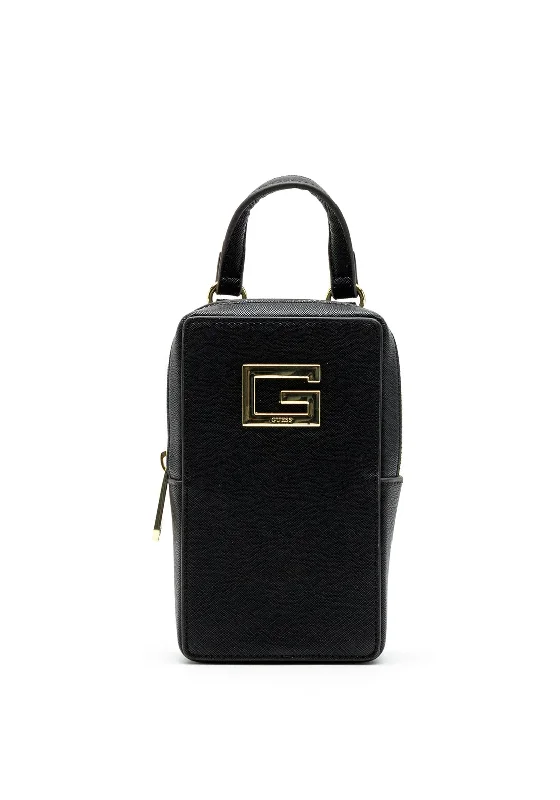 Guess Smartphone Crossbody Bag, Black