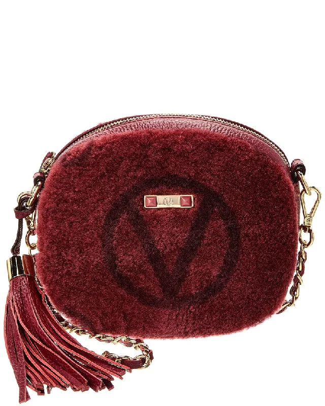 Valentino by Mario Valentino Nina Shearling Crossbody