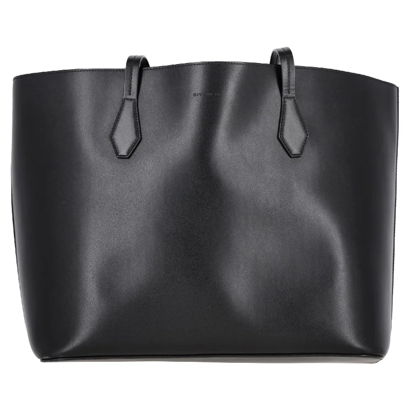 Givenchy Wing Shopping Bag in Black Smooth Calfskin Leather