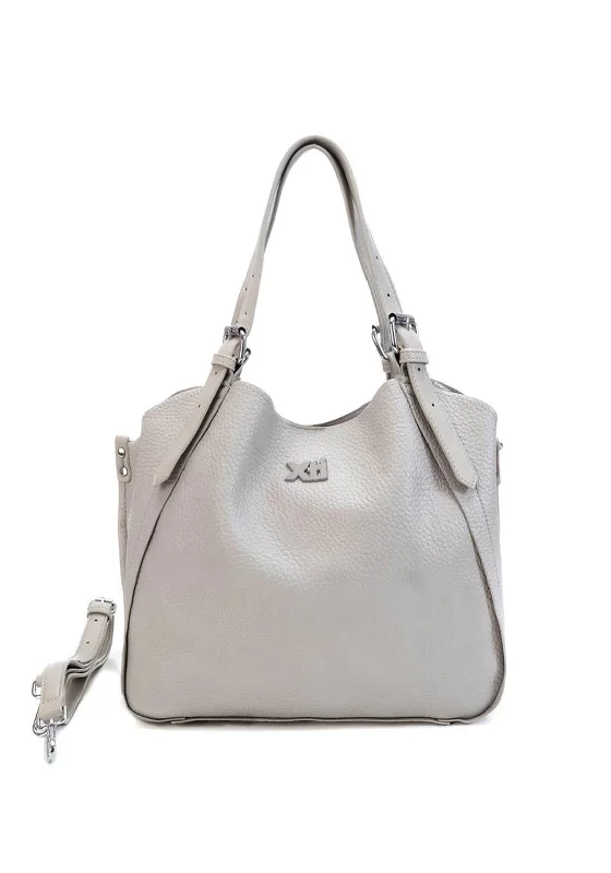 Xti Buttoned Shoulder Bag, Ice