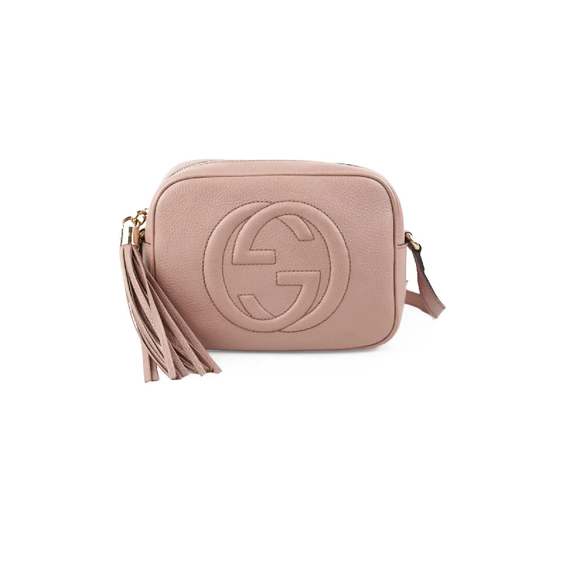 Gucci Soho Disco Dusty Pink Crossbody Bag