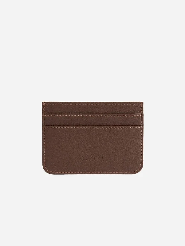 Juniper Piñatex Leather Card Wallet | Brown