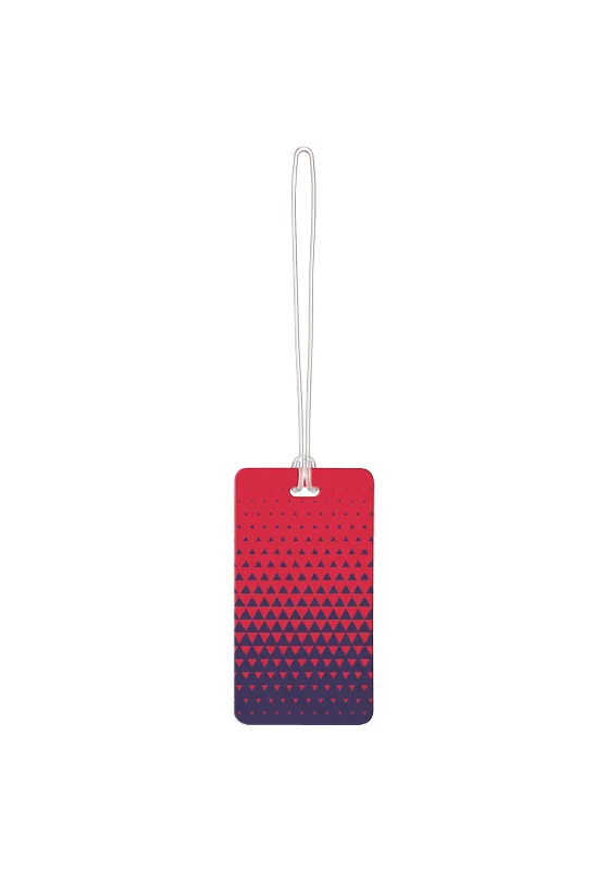 Go Travel Tag Me Geometric Luggage Tags, Red