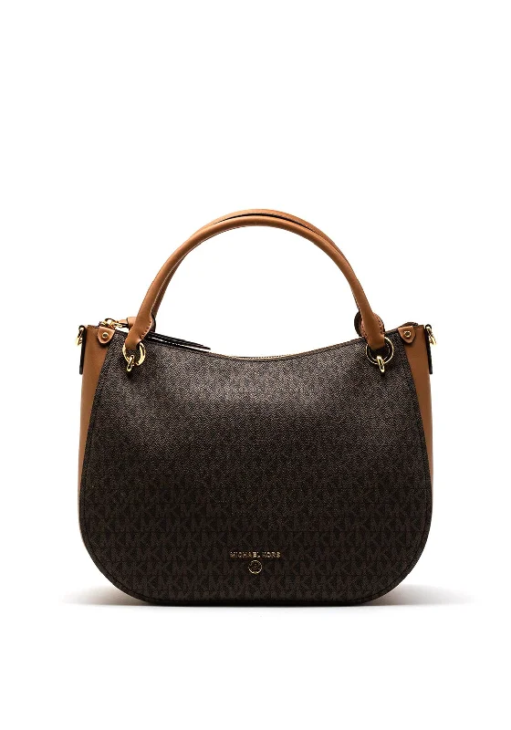 MICHAEL Michael Kors Harper Satchel Bag, Brown & Acorn