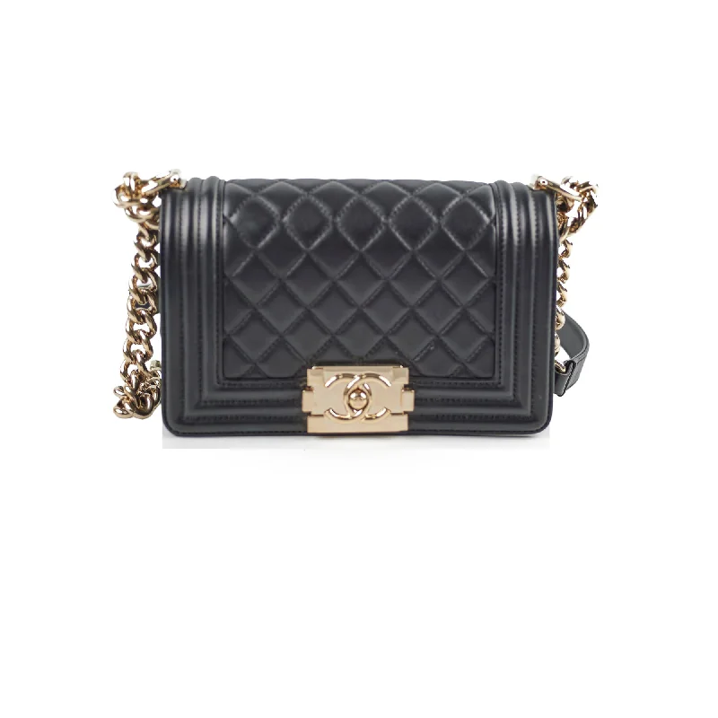 Chanel Small Boy Lambskin Black - 23 Series