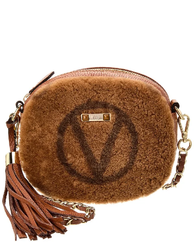 Valentino by Mario Valentino Nina Shearling Crossbody