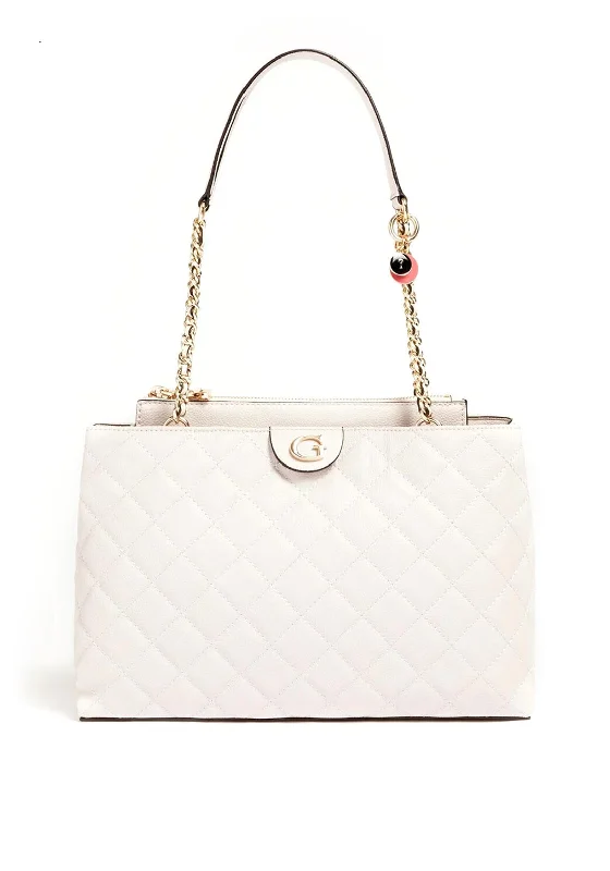 Guess Gillian Quilted Shopper Bag, Stone