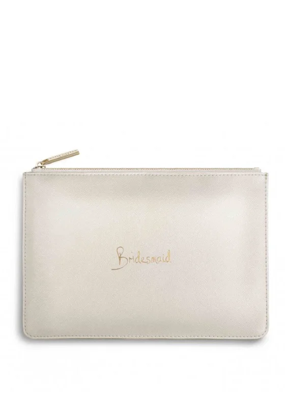 Katie Loxton Bridesmaid Pouch Bag, White