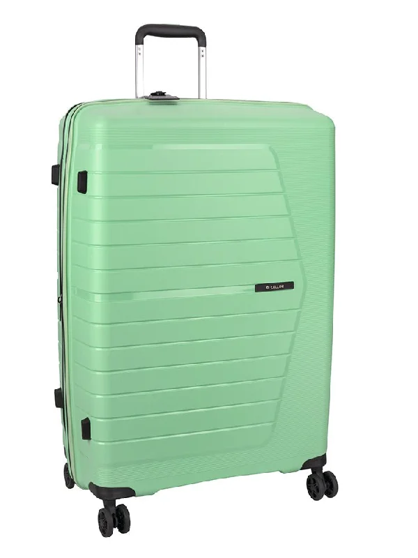 Cellini Starlite Large 4 Wheel Trolley Case | Light Green