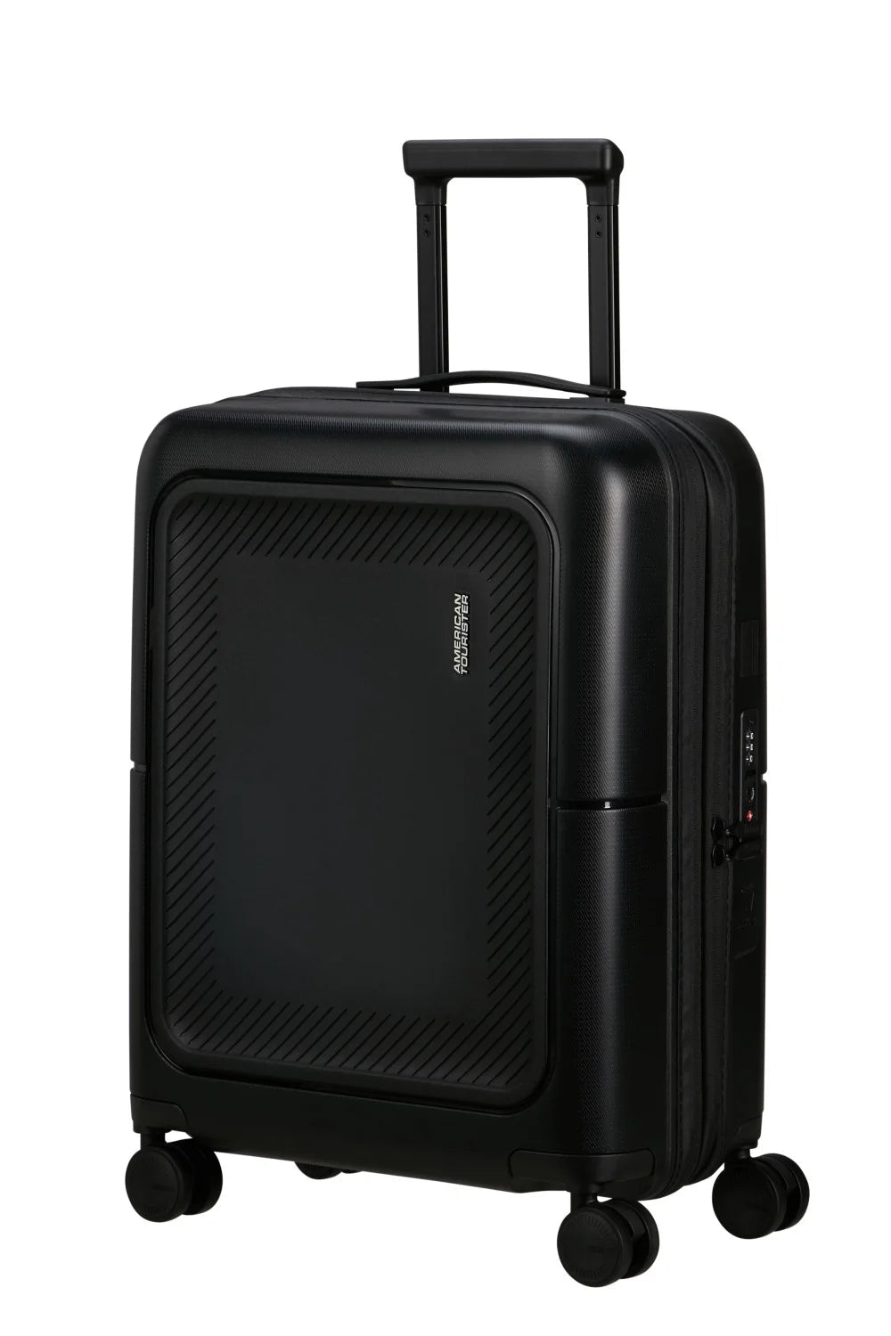 American Tourister Dashpop 55cm Cabin Spinner - Expandable | True Black