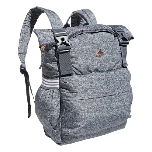 adidas Women's YOLA 3 Sport Backpack, Jersey Onix Grey/Rose Gold/Grey, One Size