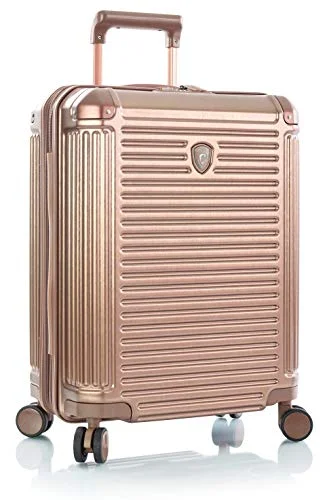 Heys America Edge Technology Fashion 21" Carry-on Spinner Luggage With TSA Lock (Rose Gold)