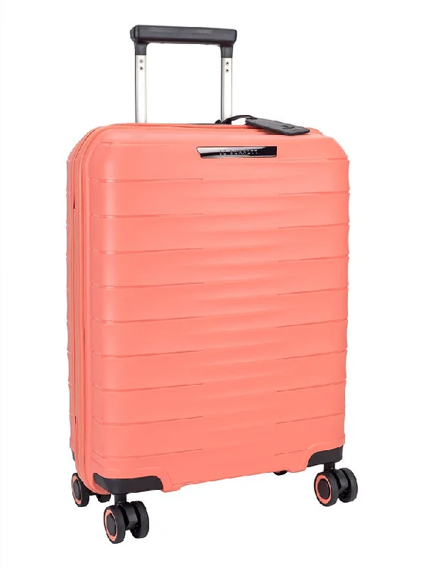 Jo Borkett Onyx 4 Wheel Carry On 54cm Spinner | Coral